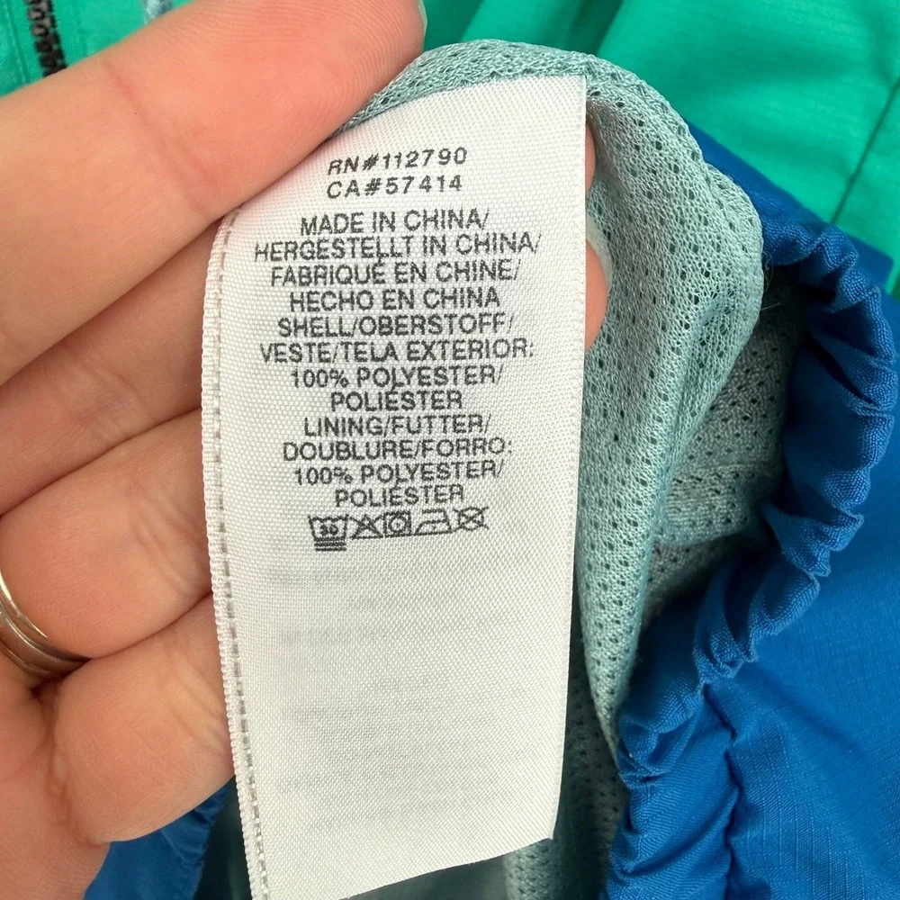 TRUE‎ RELIGION COLORBLOCK MESH-LINED WINDBREAKER MEDIUM